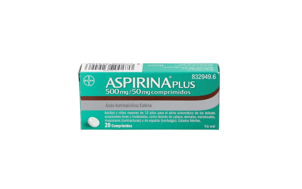 Aspirina plus 500/50mg
