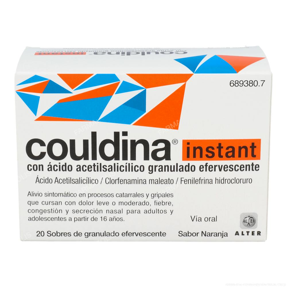 Couldina instant con Ácido Acetilsalicílico