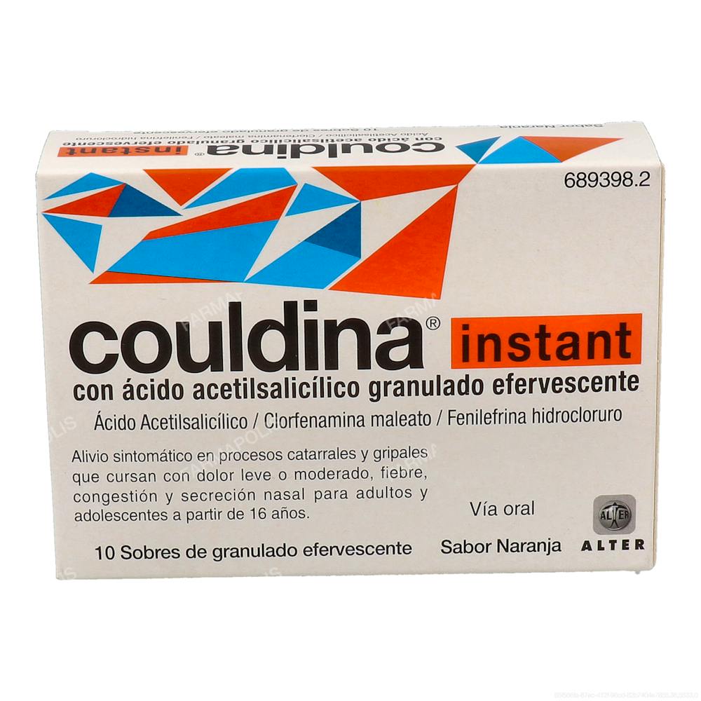 Couldina instant con Ácido Acetilsalicílico