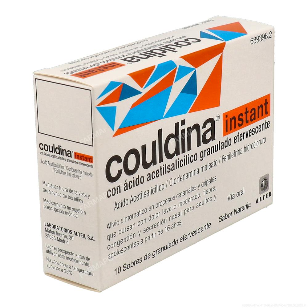 Couldina instant con Ácido Acetilsalicílico