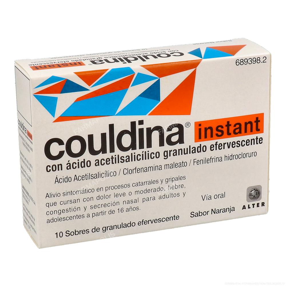 Couldina instant con Ácido Acetilsalicílico