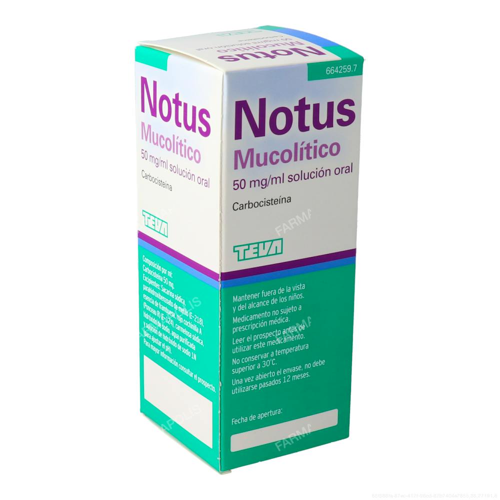Notus mucolítico 50mg/ml