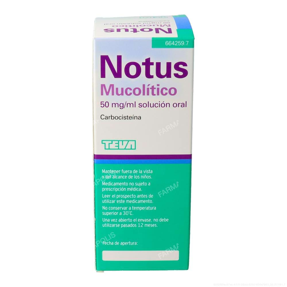 Notus mucolítico 50mg/ml