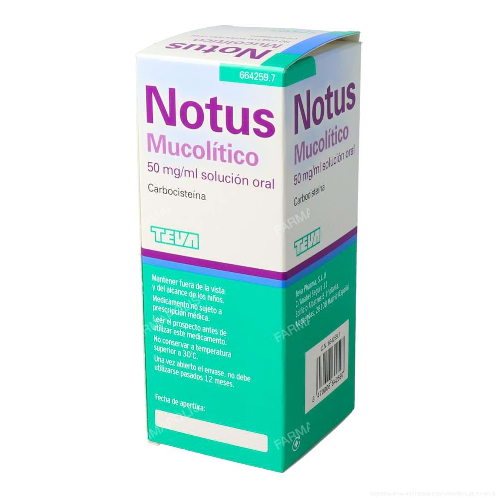 Notus mucolítico 50mg/ml