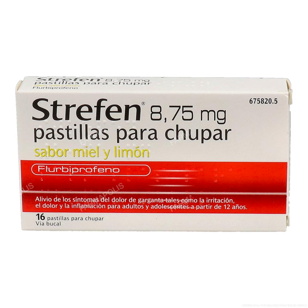 Strefen 8.75mg miel y limón
