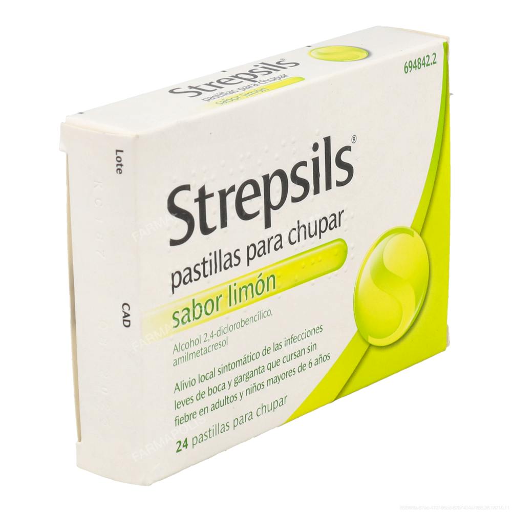 Strepsils sabor limón