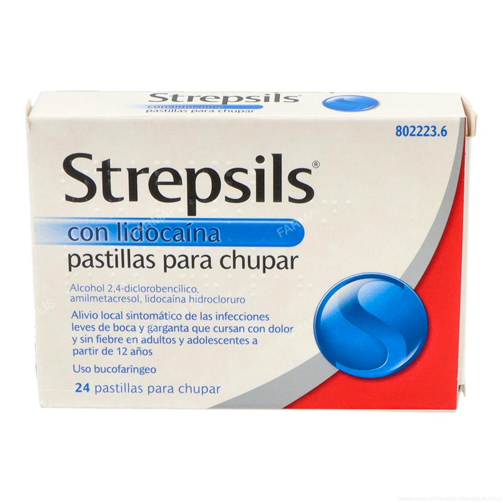 Strepsils lidocaína