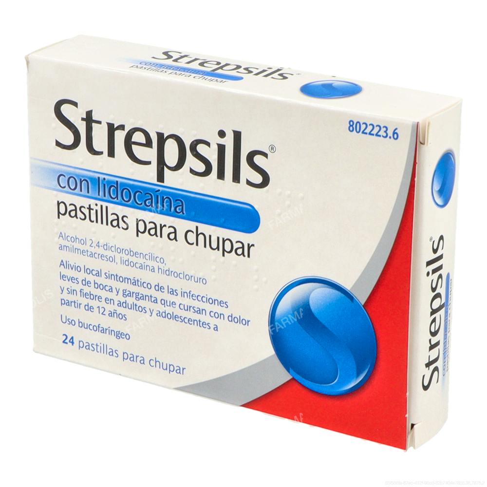 Strepsils lidocaína