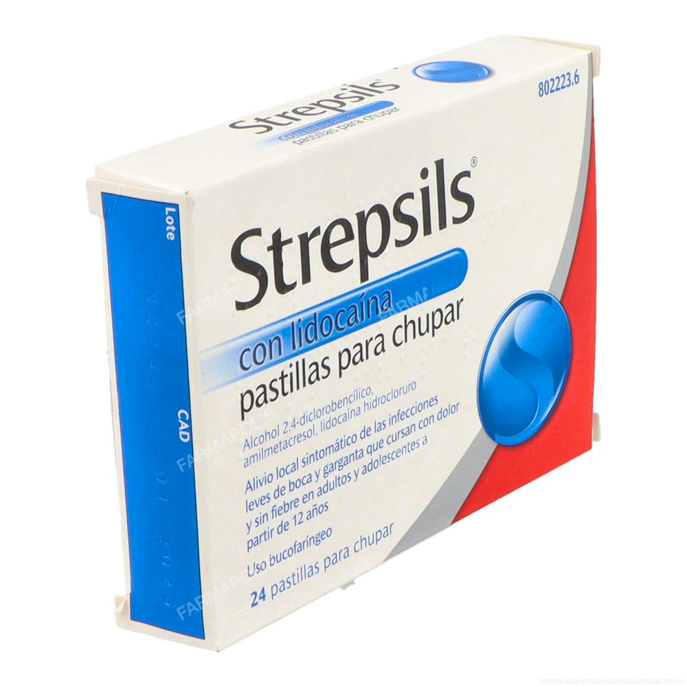 Strepsils lidocaína