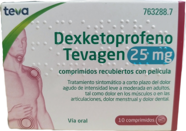 Dexketoprofeno Tevagen 25mg