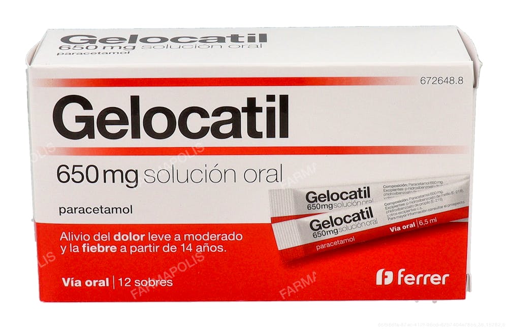 Gelocatil 650 mg
