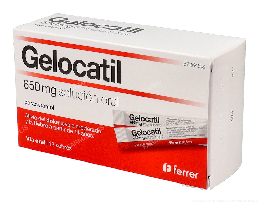 Gelocatil 650 mg