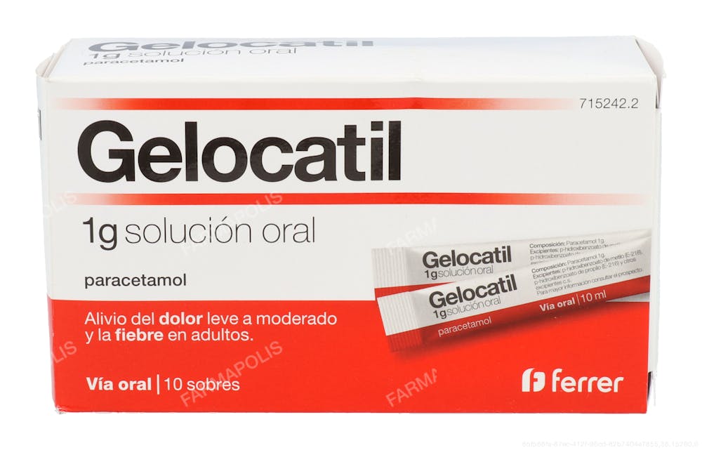 Gelocatil 1g