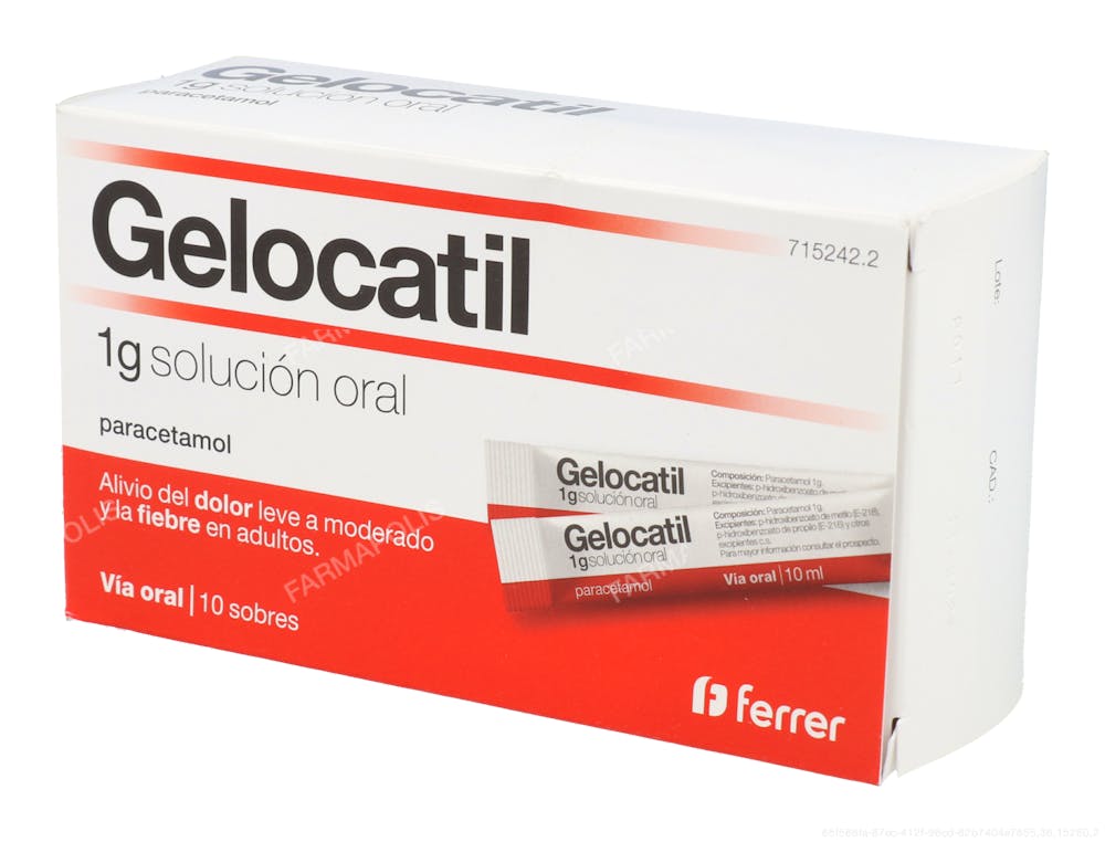 Gelocatil 1g