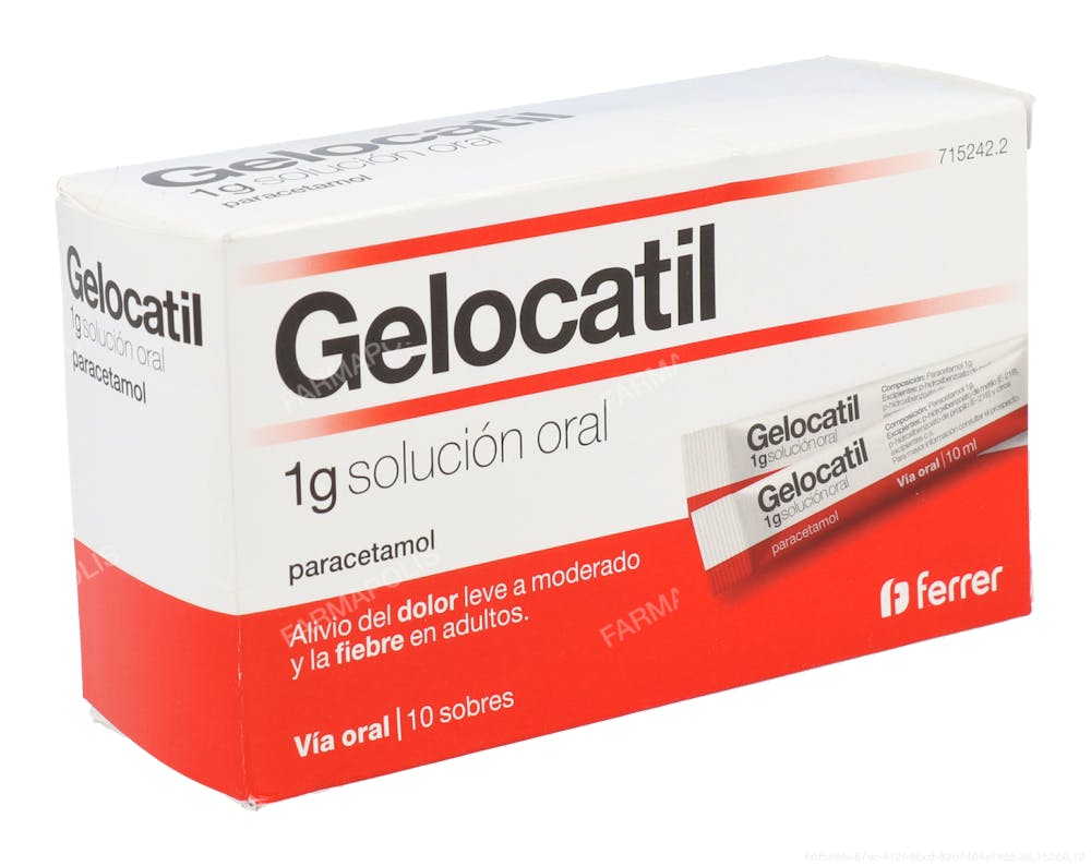 Gelocatil 1g