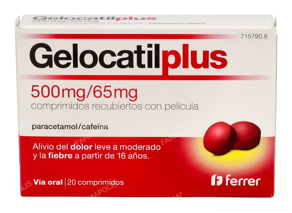 Gelocatil plus 500/65