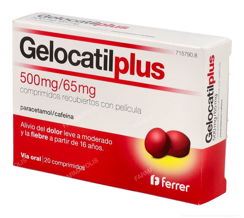 Gelocatil plus 500/65