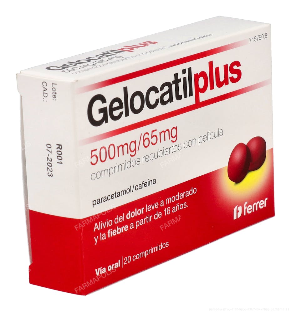 Gelocatil plus 500/65