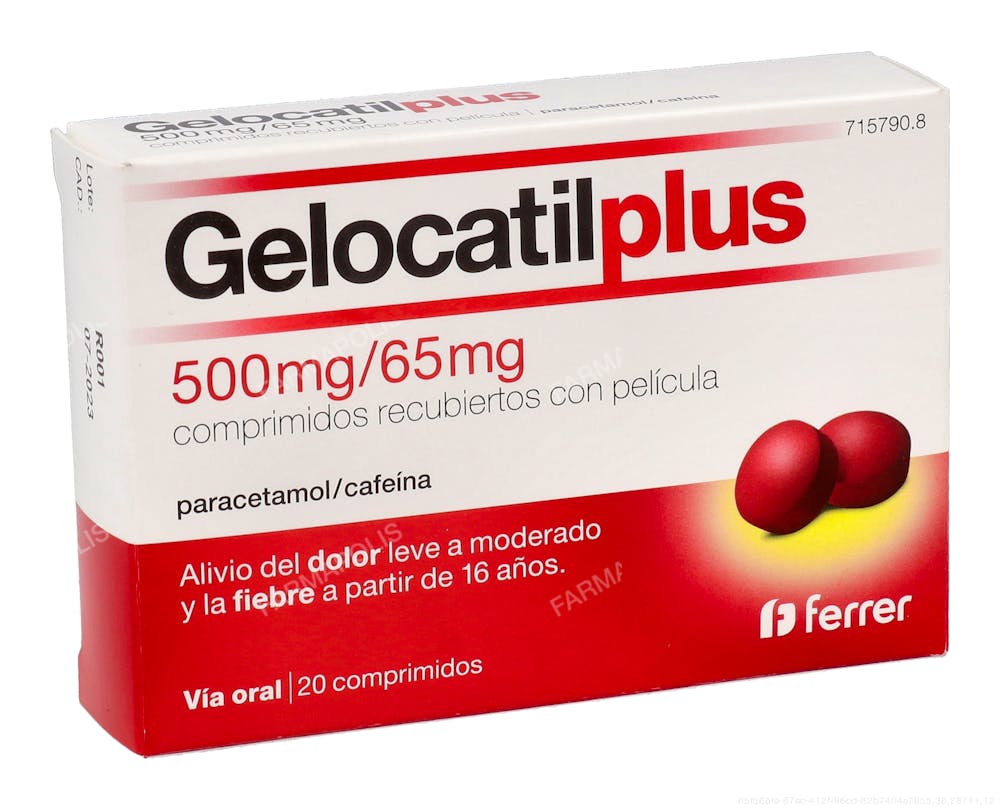 Gelocatil plus 500/65
