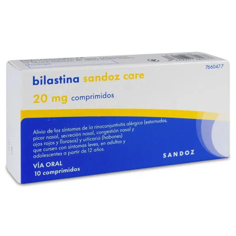 Bilastina sandoz care 20 mg