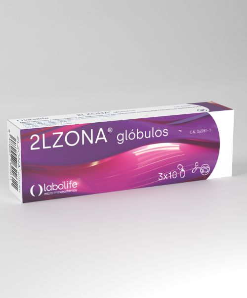 2LZONA LABOLIFE - 2LZONA es un medicamento de micro inmunoterapia que apoya el sistema inmunitario reforzando las defensas frente a herpes provocados por la infección del virus varicela zoster.