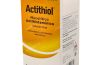 Actithiol mucolitico antihistaminico  - Expectorante y mucolitoco. Es un jarabe a base de carbocisteína y prometazina, expectorante y mucolítico. 