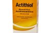 Actithiol mucolitico antihistaminico  - Expectorante y mucolitoco. Es un jarabe a base de carbocisteína y prometazina, expectorante y mucolítico. 