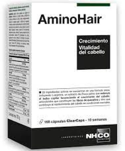 AminoHair - Cápsulas para estimular el crecimiento y dar vitalidad del cabello.