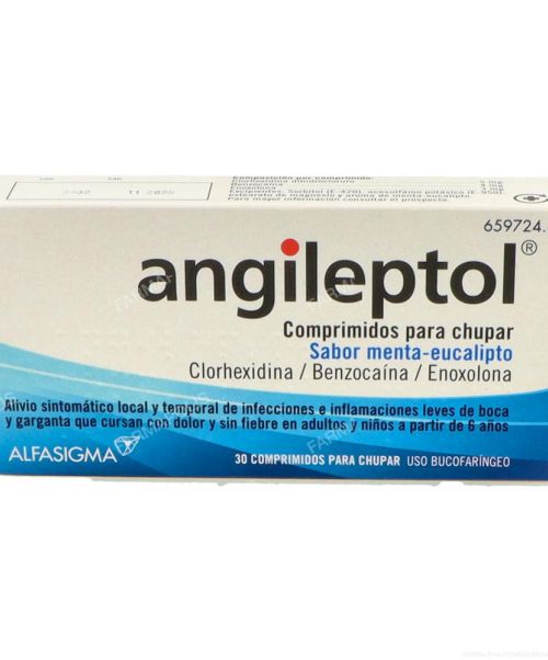 Angileptol  - Trata las infecciones leves de boca y/o garganta. Válidos también para la afonía y el picor de garganta. 