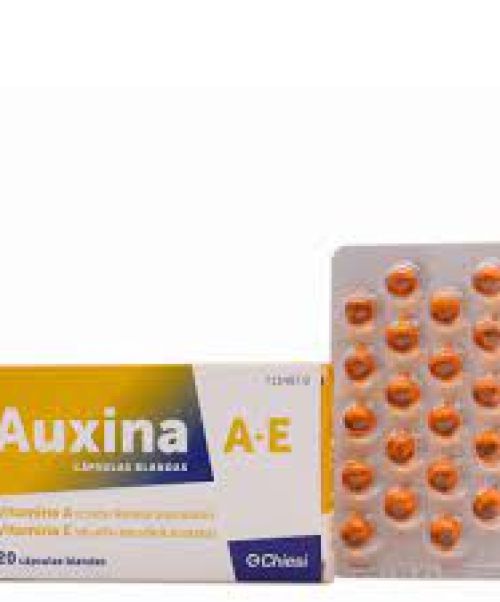 Auxina A+E - Son unas cápsulas a base de vitamina A y E que ayudan al estado normal del organismo.
