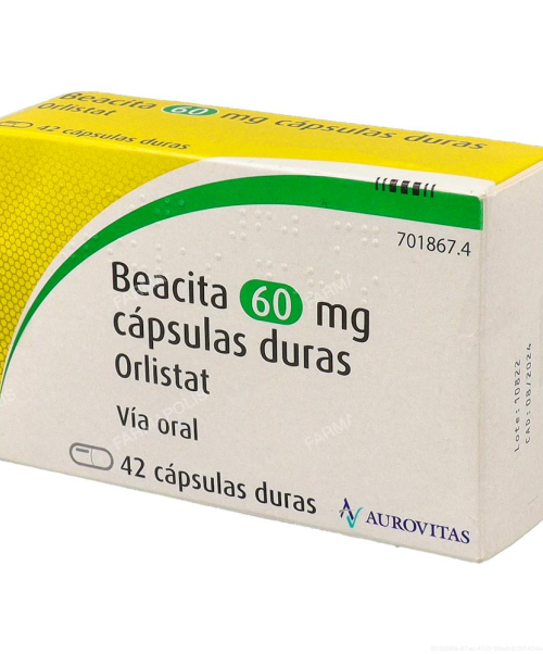 Beacita - Son unas cápsulas que inhiben la absorción de las grasas y ayudan a la pérdida de peso en adultos con sobrepeso.