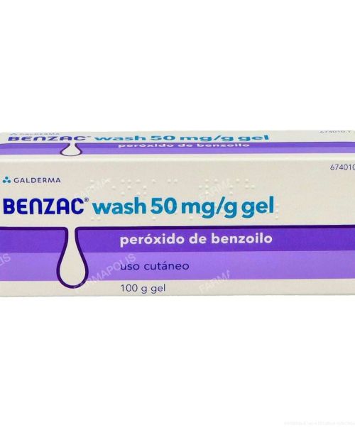 Benzac wash 50mg/g - Gel específico para el acné y los granos. Tiene efecto queratolítico y antiseborreico.