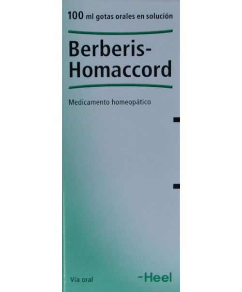 Berberis-Homaccord  - Es un medicamento homeopático especialmente indicado para procesos inflamatorios e irritativos (con o sin concreciones) a nivel del tracto urogenital y de las vías biliares. Indicado para cistitis, y cólicos.