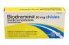 Biodramina  20 mg - Son unos chicles para el mareo. Valen para los mareos de los viajes, ya sean en autobús, barco o coche. Evitan los vómitos.