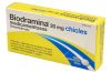 Biodramina  20 mg - Son unos chicles para el mareo. Valen para los mareos de los viajes, ya sean en autobús, barco o coche. Evitan los vómitos.