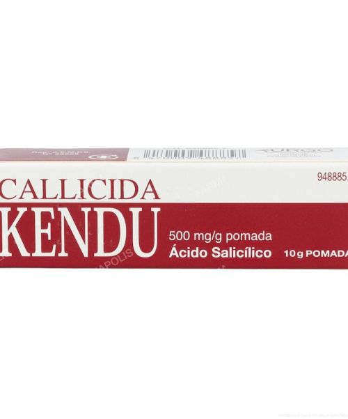 Callicida Kendu 500mg/g - Pomada con efecto queratolítico que ayuda a la eliminación de callos, durezas y ojos de gallo.