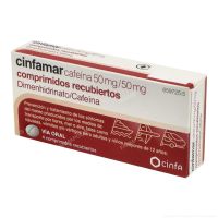 Cinfamar cafeina 50/50 mg