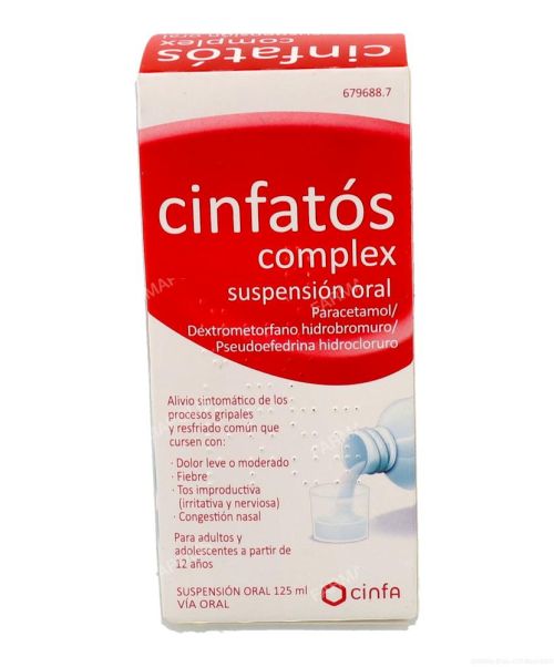 Cinfatos Complex - Disminuyen los síntomas de resfriado, fiebre, catarro, rinitis, sinusitis, mocos y malestar general.