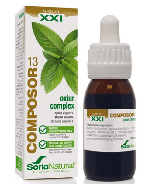 Composor 13 Oxiur complex - Antiparasitario natural a base de plantas naturales.