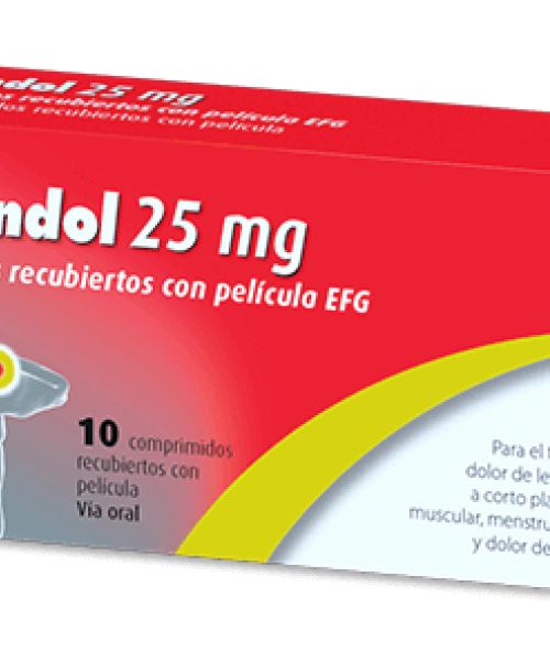 Dekendol 25mg  - Dekendol es un medicamento que contiene el principio activo dexketoprofeno, un fármaco antiinflamatorio no esteroide (AINE) utilizado para aliviar dolor, inflamación y fiebre en casos como el dolor de cabeza, dolor dental, dolor menstrual, dolor de espalda, dolor de huesos y articulaciones, entre otros. 