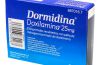 Dormidina 25mg  - Son unos comprimidos que ayudan a tratar la falta de sueño. Su efecto  ayuda a dormir aliviando los problemas de insomnio ocasional.