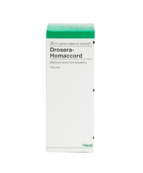 Drosera-Homaccord  - Indicado para la tos ferina, tos seca de perro que empeora en la cama o el entrar en un sitio cerrado. Gripe, catarro.