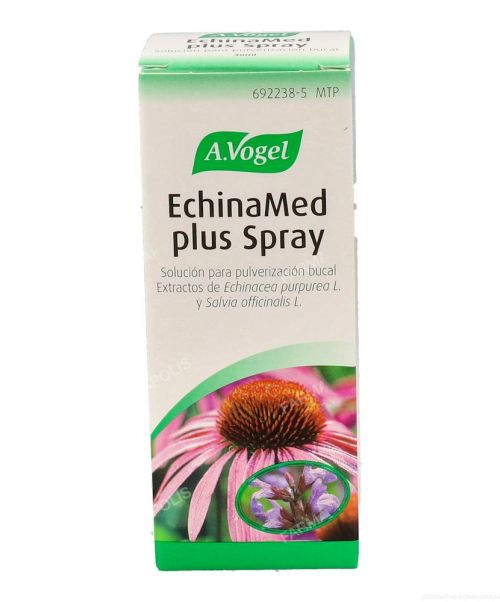 Echinamed plus spray - Antiviral que sube las defensas y evita que el virus vaya a mas. Es un medicamento tradicional a base de plantas indicado para el tratamiento de los síntomas del resfriado común.