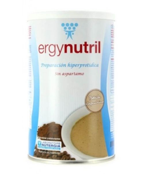 Ergynutril Capuchino - Preparación hiperprotéicas, energética ideal para mantener el cuerpo activo y estimular la pérdida de peso.