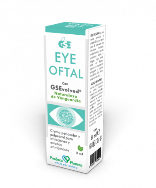 Eye Oftal GSE - Trata las irritaciones de los párpados y alrededores que pueden cursar con rojez, picor, dolor, orzuelo...
