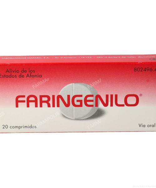 Faringenilo  - Trata el dolor de garganta y la afonía.