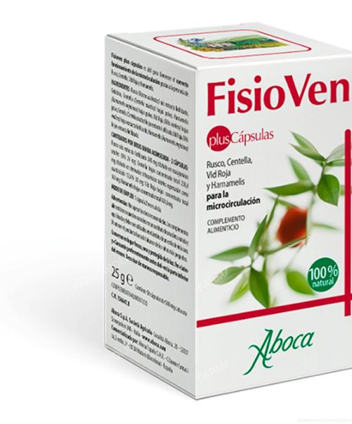 FisioVen Plus - Contribuye al bienestar de las piernas mejorando la circulación sanguínea, gracias al Rusco, la Centella, la Vid Roja y el Hammamelis.