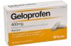 Geloprofen 400mg - Antiinflamatorio vía oral (ibuprofeno). Se usan para el dolor de garganta (anginas), dolor de cabeza, fiebre, dolores musculares y menstruales.