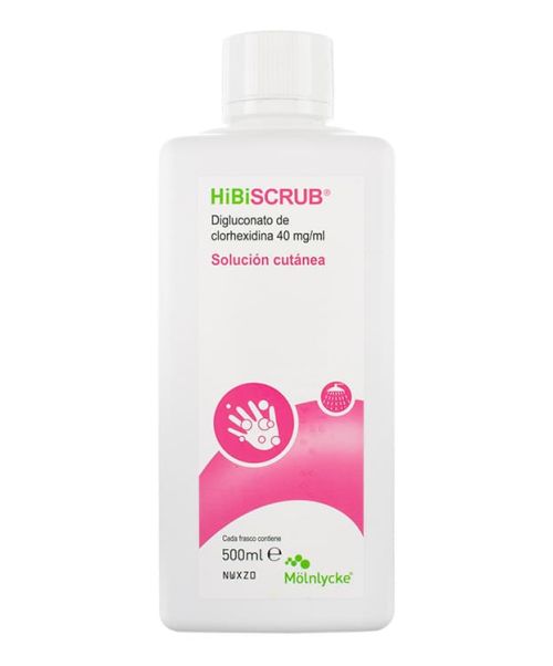 Hibiscrub 40mg/ml - Antiséptico con clorhexidina para lavado de manos (no para heridas)