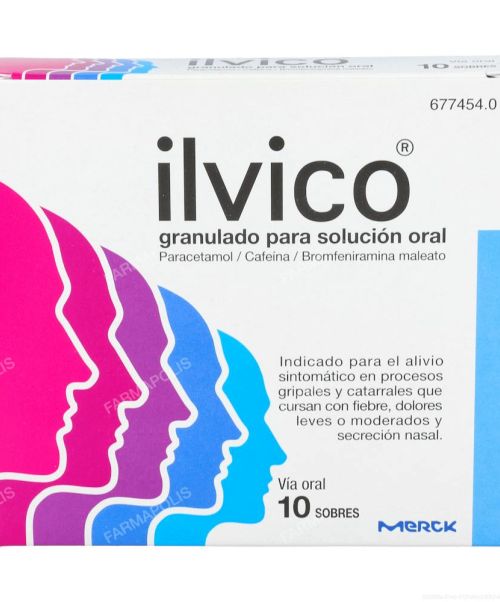 Ilvico  - Son unos sobres para tratar todos los síntomas asociados a la gripe. Calman el malestar general, disminuyen la fiebre y cortan la congestión nasal. 